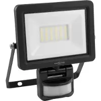 Ansmann LED Breedstraler met sensor 20W | 5000K | IP65 | 2200 lumen | Zwart