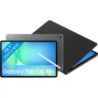 Samsung Galaxy Tab S10 FE Plus 13,1 inch 256GB Wifi en 5G Grijs + Book Case Zwart