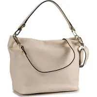 Abro Schoudertas 'Ebony' beige