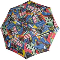 Knirps Paraplu T.760 Stick Automatic Paris Pop Kleurrijke