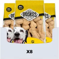 Voskes 8x Hondensnacks Grote Kluif 750 Gr
