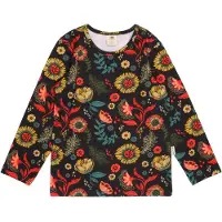 Walkiddy Kinder Meisjes T-Shirt – Cheerful Flowers serie – Maat 152 – GOTS-gecertificeerd Biologisch Katoen | Comfort & Duurzaamheid voor Kinderen