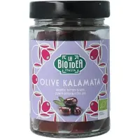 La Bio Idea Olijven zwart kalamata ontpit 180 gram