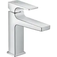 Hansgrohe Metropol ééngreeps wastafelmengkraan 110 CoolStart met rechte greep en PushOpen afvoerplug, chroom