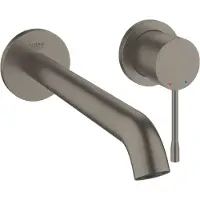 GROHE Essence New afbouwdeel voor 2-gats inbouw wandkraan L-size m. uitloop 23cm brushed hard graphite