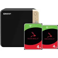 Qnap TS-464-8G + Seagate Ironwolf 8TB (2x4TB)