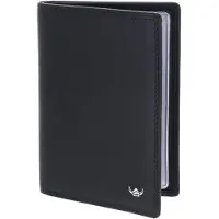 Golden Head Leren identiteitskaarthoesje Polo RFID Protect Ausweisetui 4430 Schwarz zwart