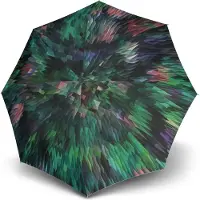 Knirps paraplu T.200 Medium Duomatic Fashion Peacock Green kleurrijke