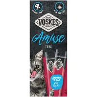 Voskes Liquid Treat tonijn kattensnack 2 verpakkingen (40 x 15 g)