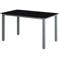 Casaria Tuintafel Bern Zilver Aluminium 150x90x75cm