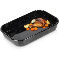 Orion Rechthoekige geëmailleerde braadpan 4,8 l, 38x24,5x7 cm