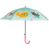 Puckator Kinder Paraplu - Beans & Co Cats - 66cm(Diam.)/55cm(H)