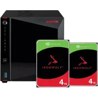 Asustor AS5404T + Seagate IronWolf 8 To (2 x 4 To)