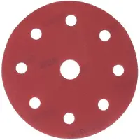 Radix - Schuurschijf - Pro - Klittenband 125 mm - P400 – 9 stofgaten (50 stuks)