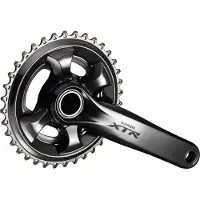 Shimano XTR FC-M9020 Zwengel 2x11-speed, 38-28 tanden grijs Pedaalarmlengte 175mm