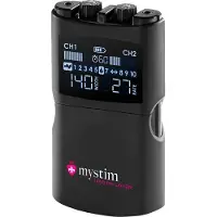 Mystim Tension Lover 2 - elektro stimulatie set - digitaal - zwart