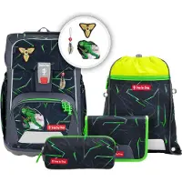 Step by step Giant Schooltas set 5-delig grijs