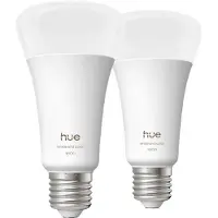 Philips Hue A67 White and Color 1600lm E27 Duo Pack