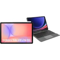 Samsung Galaxy Tab S10 Lite 10,9 inch 128GB Wifi en 5G Grijs + Toetsenbord Hoes QWERTY
