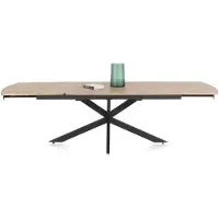 Henders & Hazel Pavalon uittrekbare tafel HPL/metalen onderstel