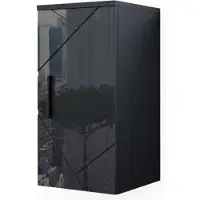 Vicco Badkamerkast Irma Antraciet Hoogglans 30 x 59 cm, Model 39454