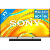 Sony Bravia 5 55" XR Mini-led (2025) + HT-S2000 Zwart
