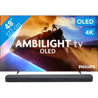 Philips Ambilight 48'' OLED760 4K (2025) + JBL Bar 300 M2 Noir