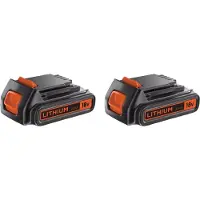 Black & Decker 18V 2,0 Ah Accu 2-pack