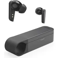 Hama Spirit Pocket II, True Wireless Stereo (TWS), geschikt voor gesprekken/muziek, frequentiebereik 20 - 20000 Hz, gewicht 55 g, hoofdtelefoon met microfoon, kleur: zwart