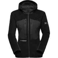 Mammut - Women's Eiger Nordwand Pro Midlayer Air Hooded - Fleecevest S, zwart