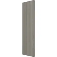 VIPERA Mares dubbele handdoekradiator 47 x 180 cm centrale verwarming zijdegrijs zij- en middenaansluiting 1821W