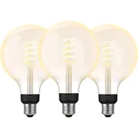 Philips Hue Filament White Ambiance Globe XL 3-pack
