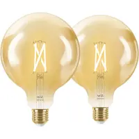 WiZ Connected WiZ Smart Filament lamp Globe XL 2-pack - Warm tot Koelwit Licht - E27