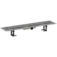 Hansgrohe RainDrain Compact douchegoot 80cm RSV Look Betegelbaar rooster