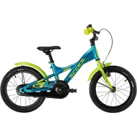 S'Cool Xxlite 16 Inch 1 Speed Terugtrap Rem, Geanodiseerd Blauw/fluor Geel