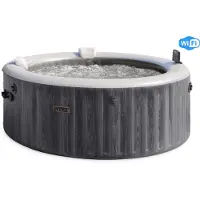 Intex Opblaasbaar bubbelbad Pure Spa Greywood 4 persoons