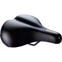 BBB ComfortPlus Upright Memory Saddle Black