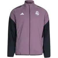 Adidas Real Madrid Presentatie Trainingsjack 2025-2026 Paars Zwart