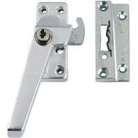 Axa – Raamslot – 3319 – Links – Afmetingen 105 X 40 Mm – Skg1 – Zilver