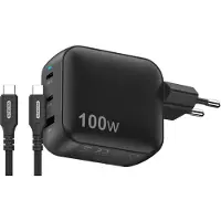 Sitecom 100W GaN Power Delivery Oplader + USB-C naar USB-C Kabel 2m