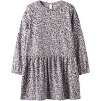 Name It Mini Jurk bruin / lavendel / zwart / wit