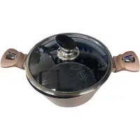 Berlinger Haus GRANIETEN PANNENSET BH-7051, Pan + steelpan, Bruin