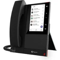 Poly CCX 400 telefoon SIP (PoE, zonder voeding), Telefoon, Zwart