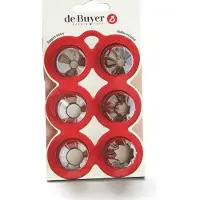 De Buyer Classic spuitmondset 6-pack