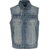 Urban Classics Bodywarmer zwart