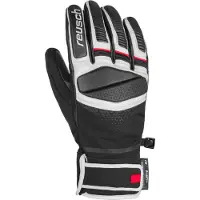 Reusch Sporthandschoenen 'Mastery' lichtgrijs / rood / zwart