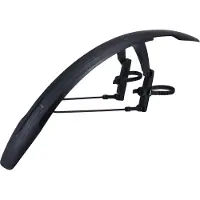 BBB Cycling DiscGuard Front - Voorspatbord Gravelbike & Racefiets - Spatbord 28 inch - Max breedte van band: 42mm - Zwart - BFD-65F