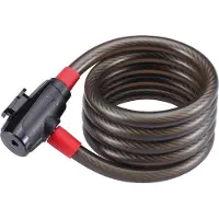Bbb Cycling PowerLock Fiets Kabelslot - Fietsslot inclusief 3 Sleutels - Lengte 180cm - Dikte 1,5cm - Zwart - BBL-41