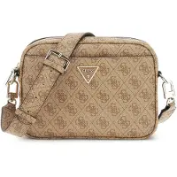 GUESS Schoudertas 'MERIDIAN II CAMERA BAG' bruin / lichtbruin