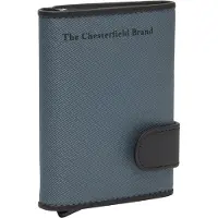The Chesterfield Brand kaarthoes portemonnee Delsbo Cardholder Light Grey blauwgrijs